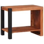 vidaXL Étagère Marron 50 x 30 x 40 cm Bois d'acacia massif