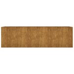 vidaXL Lit surélevé de jardin 280x80x80 cm acier corten