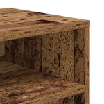 vidaXL Bibliothèque vieux bois 66x31x80 cm bois d'ingénierie