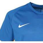 NIKE Maillot de football Dri-FIT Tiempo Premier - Homme - Bleu royal et blanc