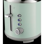 RUSSELL HOBBS 25080-56 Toaster Grille Pain Bubble Fentes XL, Cuisson Réglable - Vert