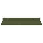 vidaXL Étagère flottante 4 Pièces Vert olive 30 x 18 x 2 5 cm Acier