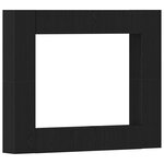 vidaXL Ensemble de meubles TV 8 pièces - Murale  chêne noir  bois d'ingénierie