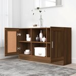 vidaXL Buffet Chêne marron 120x30 5x70 cm Bois d'ingénierie