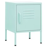 vidaXL Table de chevet Vert menthe 35x35x51 cm Acier