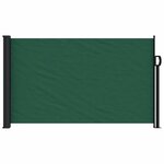 vidaXL Auvent latéral rétractable vert foncé 117x300 cm