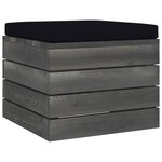 Vidaxl salon palette de jardin 11 pièces avec coussins bois de pin massif