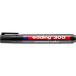 Marqueur Permanent 300 Noir Pointe Ronde 1 5-3 mm x 10 EDDING