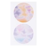 Stickers ronds - Flou pastel - 20 pièces