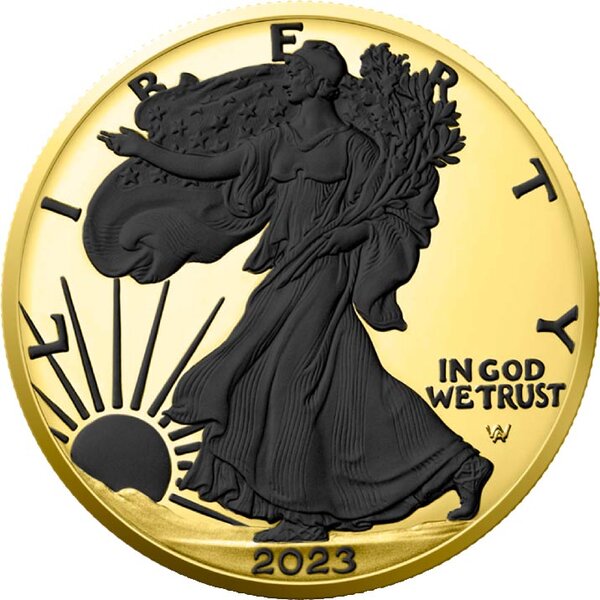 Pièce de monnaie en Argent 1 Dollar g 31.1 (1 oz) Millésime 2023 AMERICAN EAGLE