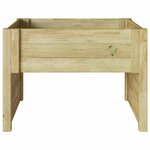 vidaXL Garage pour robot tondeuse Marron 73 x 67 x 56 cm Pin imprégné