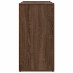 vidaXL Buffet Chêne marron 120 x 36 x 69 cm Bois d'ingénierie