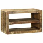 vidaXL Meuble TV Marron 60 x 32 x 36 cm Bois de manguier massif