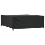 vidaXL Housse de salon de jardin noir 260x260x90 cm imperméable 420D