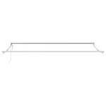 vidaXL Auvent Rétractable Automatique à Rayures Multicolores 500x300 cm