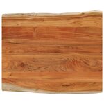 vidaXL Dessus de table 90x80x2 5 cm rectangulaire bois massif d'acacia