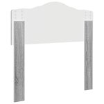 vidaXL Tête de lit Gris Sonoma 75 cm Bois d'ingénierie