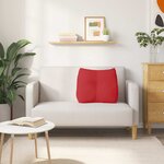 vidaXL Coussin de Dos Rouge 60 x 24 x 50 cm tissu