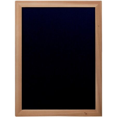 Tableau ardoise noire woody 30x40 cm + 1 feutre-craie blanc waterproof - securit