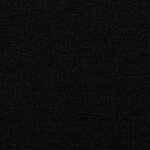 vidaXL Lit à ressorts avec matelas Noir 200 x 140 cm Polyester