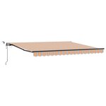 vidaXL Auvent Rétractable avec Multicolore 400 × 300 cm tissu