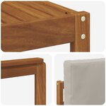 vidaXL Ensemble de canapés d'extérieur 5 Pièces Gris Naturel et Clair
