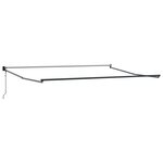 Auvent rétractable automatique vidaXL Vert et Blanc 400x300 cm