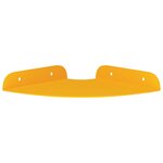 vidaXL Étagère flottante 2 Pièces Jaune moutarde 15 x 15 x 2 cm
