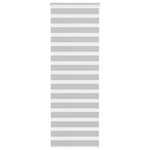 vidaXL Store zèbre gris clair largeur du tissu 85 9 cm polyester