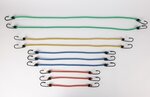 Set de 10 cordes élastiques  sandows  tendeurs