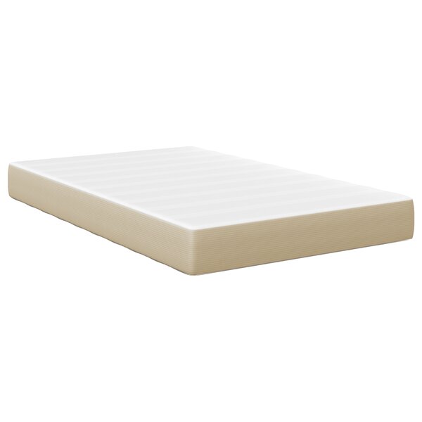 Matelas à ressorts ensachés vidaXL Vert clair Gris Moyen 120x190x20 cm Tissu