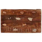vidaXL Table d'appoint 60 x 35 x 45 cm bois de récupération massif