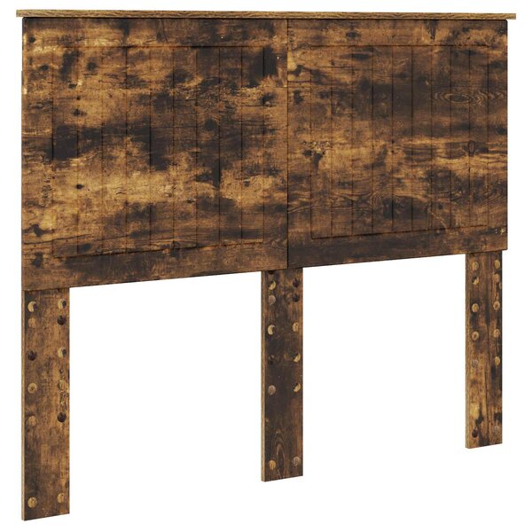 vidaXL Tête de lit Chêne fumé 135 cm Bois d'ingénierie
