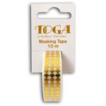 Masking tape blanc à losanges dorés