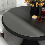 vidaXL Protecteur de table mat Ø 110 cm 1 6 mm PVC