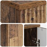 vidaXL Bureau Bois ancien 142 5 x 50 x 75 cm Bois d'ingénierie