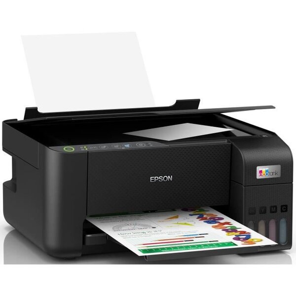 Imprimante multifonction 3-en-1 - epson - ecotank et-2812 - jet d'encre - a4 - couleur - wi-fi - c11cj67415