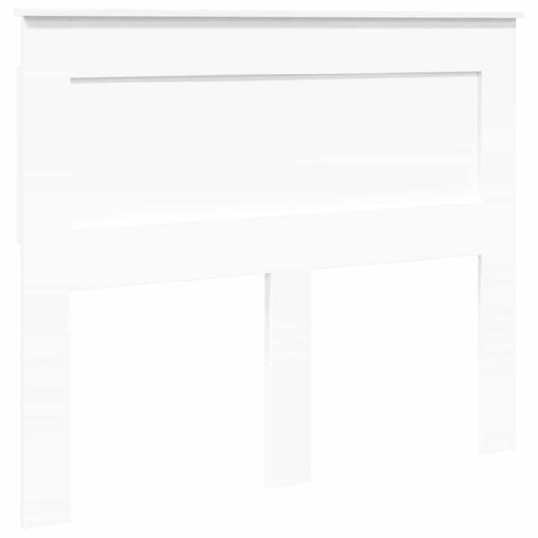 vidaXL Tête de lit avec tête de lit Blanc 135 cm Bois d'ingénierie