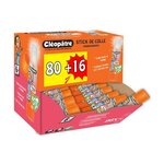 Boîte de 96 bâtons de colle TRANSPARENTE 'Cléostick' Adhésive en 8 gr CLEOPATRE