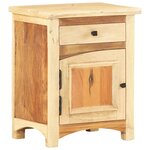 vidaXL Table de chevet 40 x 30 x 50 cm Bois de récupération massif