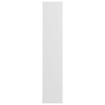 vidaXL Armoire à chaussures murale Blanc 60x18x90 cm Aggloméré