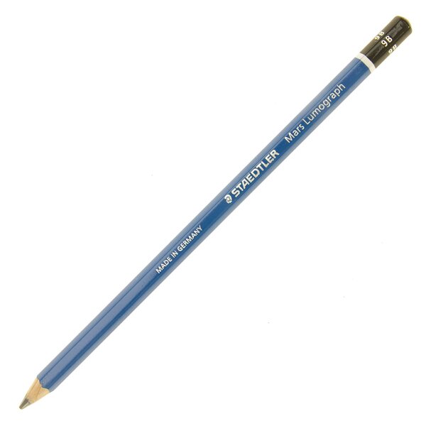 Crayon Papier Mars Lumograph 100 Mine 2 mm Bleu 9B STAEDTLER