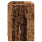 vidaXL Meuble TV vieux bois 102x37 5x52 5 cm bois d'ingénierie