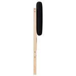 vidaXL Tête de lit capitonnée Marron et Noir 135 cm Pin massif