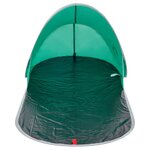 vidaXL Tente de plage vert d'eau escamotable imperméable
