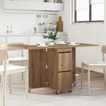 vidaXL Table à dîner 2 Pièces 140 x 80 x 77 cm Bois d'ingénierie