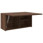 vidaXL Armoire murale de bain chêne marron 60x25x30 cm bois ingénierie
