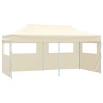 vidaXL Tente de fête Crème 291 x 580 x 315 cm Tissu Oxford