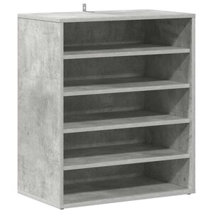vidaXL Meubles à chaussures 60 x 35 x 70 cm Gris béton