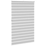 vidaXL Store zèbre gris clair largeur du tissu 135 9 cm polyester